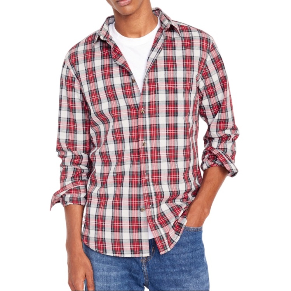 NEW Old Navy Slim Fit Built-In Flex Everyday‎ Shirt Sixe XXXL